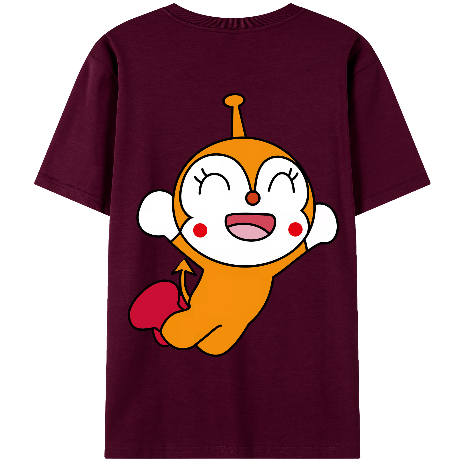 （画像用） アンパンマン Anpanman レディース半袖Tシャツ(バックプリント)